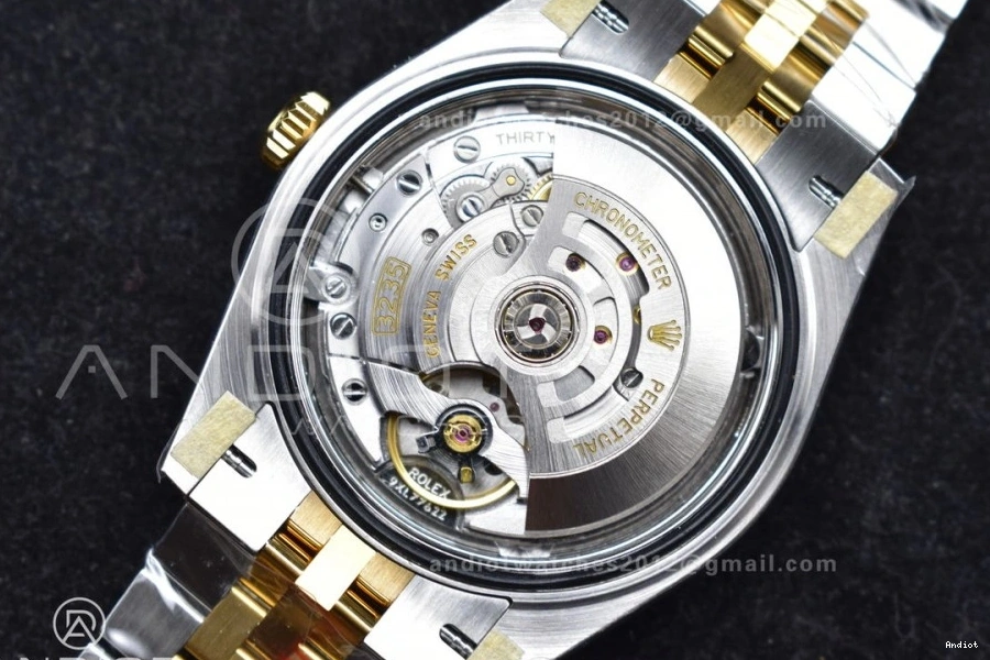 on Dial ARF SS YG SH3235 YG Edition (Gain Jubilee Gray DateJust 41 126333 Best SS 904L Weight) Roman Bracelet Steel Green 1:1 0114